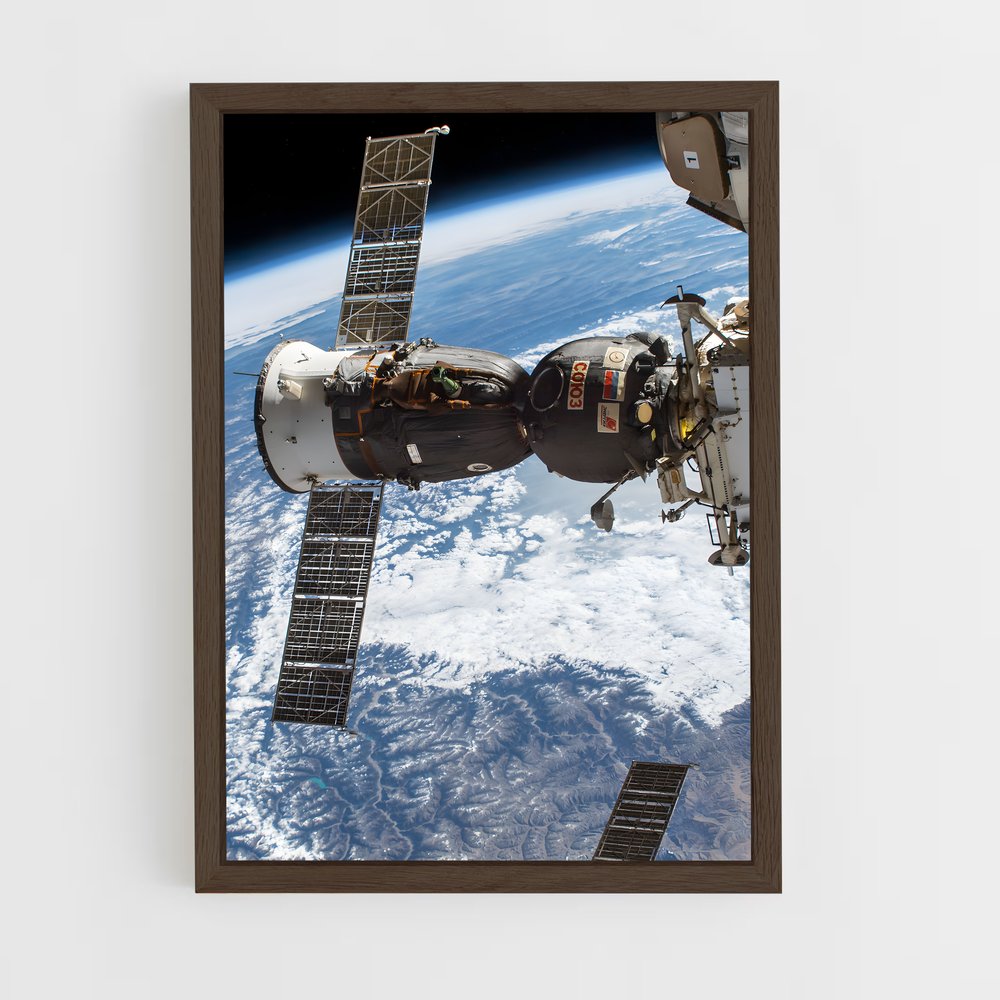 Poster Étonnant Terre depuis l'espace – affiche Système solaire (vue 5)
